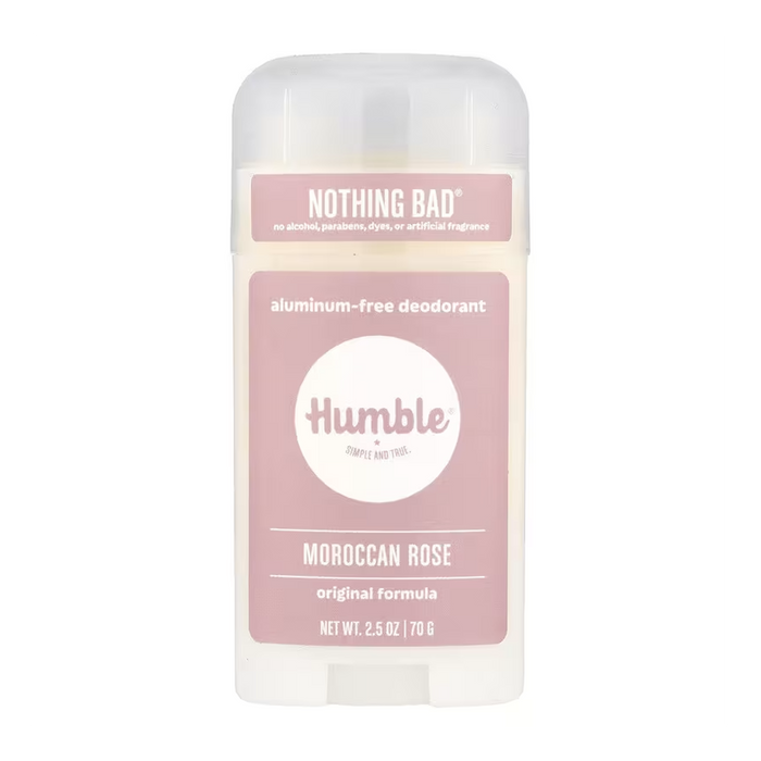 Humble Brands | Deodorant Stick Aluminum Free Moroccan Rose 70g