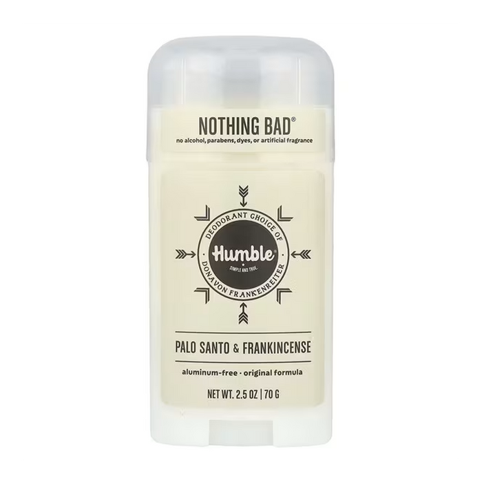 Humble Brands | Deodorant Stick Aluminum Free Palo Santo Frankincense 70g