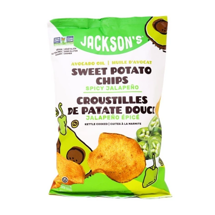 Jackson's | Sweet Potato Chips Spicy Jalapeno 142g