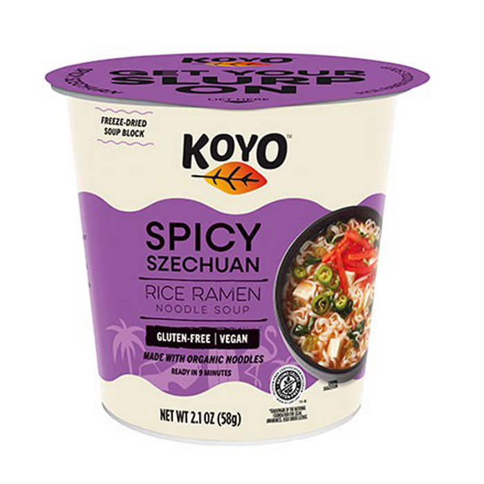 Koyo | Spicy Szechuan Rice Ramen Noodle Cup 58g