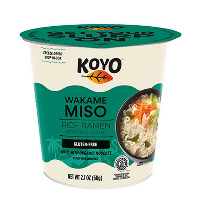 Koyo | Wakame Miso Rice Ramen Noodle Soup Cup 60g