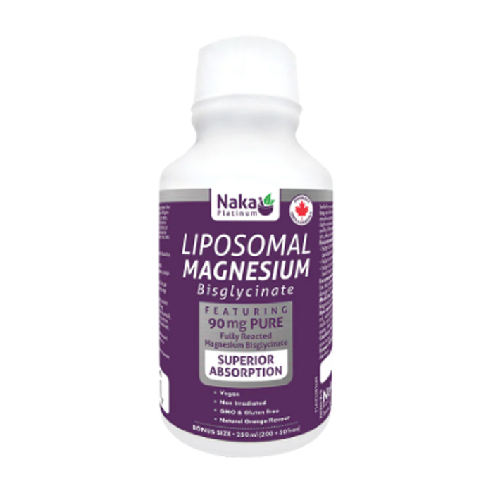 Naka Platinum | Liposomal Magnesium Glycinate Liquid 250ml