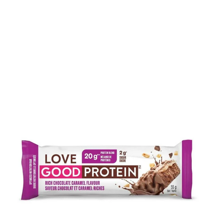 Love Good Fats | Rich Chocolate Caramel Protein Bar 55g
