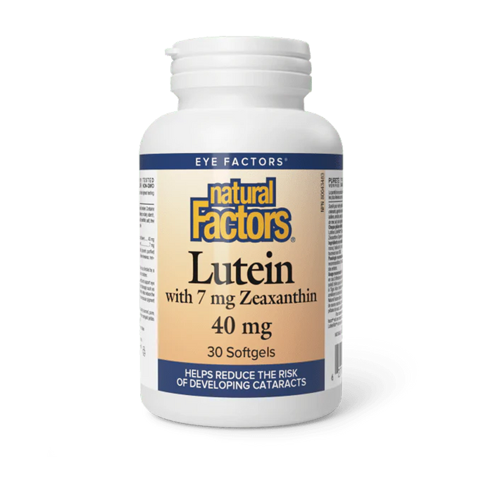 Natural Factors | Lutein 40mg With 7mg Zeaxanthin Softgels