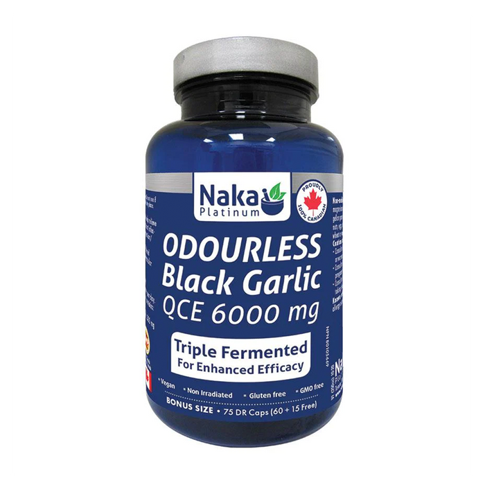 Naka Platinum | Odourless Black Garlic Vegetarian Capsules