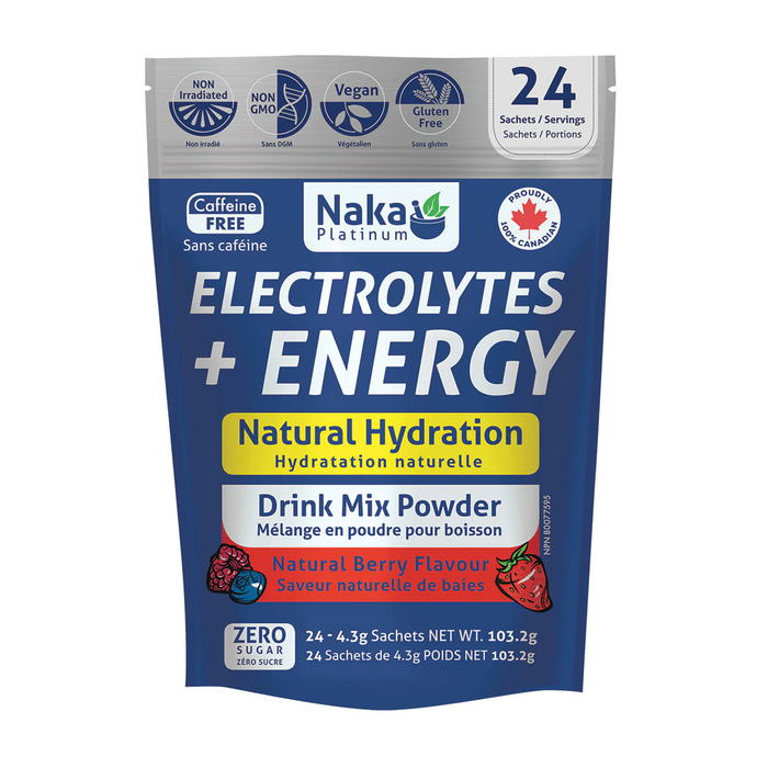 Naka Platinum | Electrolytes+Energy Sport Drink Powder Sachets
