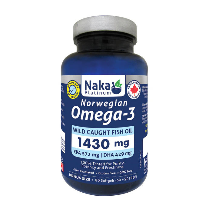 Naka Platinum | Norwegian Omega-3 Softgels