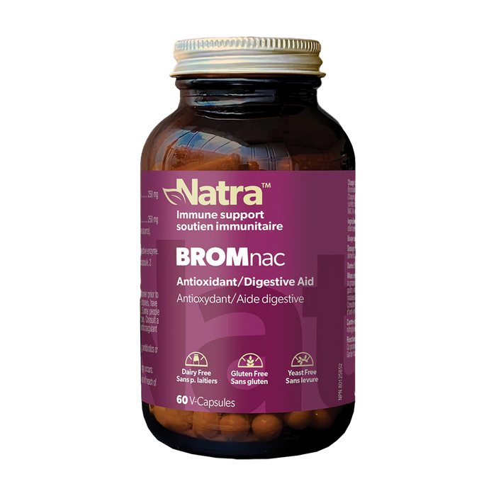 Natra | BROMnac 60 Veggie Caps