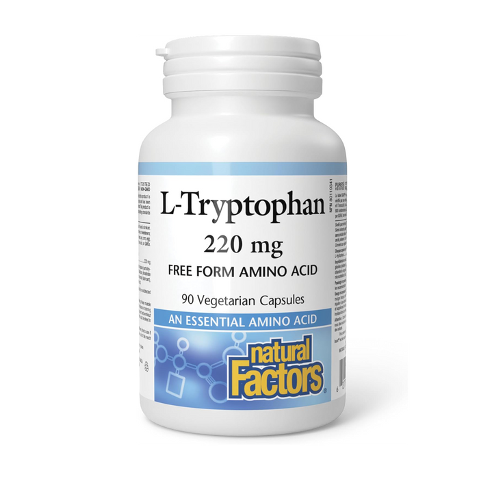 Natural Factors | L-Tryptophan 220mg Vegetarian Capsules