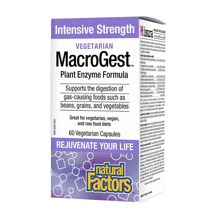 Natural Factors | MacroGest Vegetarian Intensive Strength Vegetarian Capsules