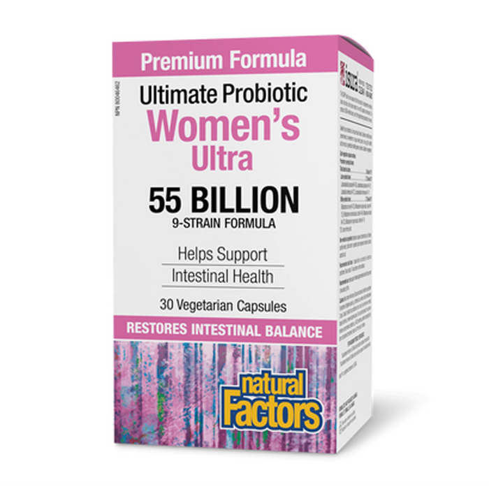 Natural Factors | Women's Ultra 55 Billion Probiotic 30 Vegetarian Capsules