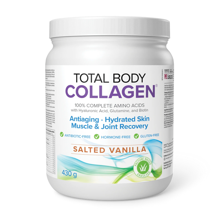 Natural Factors | Total Body Collagen Salted Vanilla Flavour Powder 430g