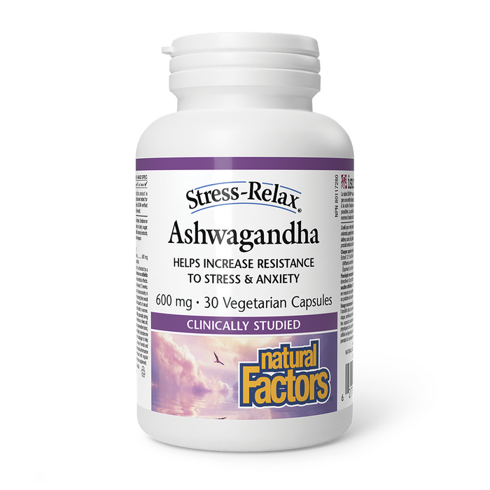 Natural Factors | Ashwagandha 600mg Vegetarian Capsules