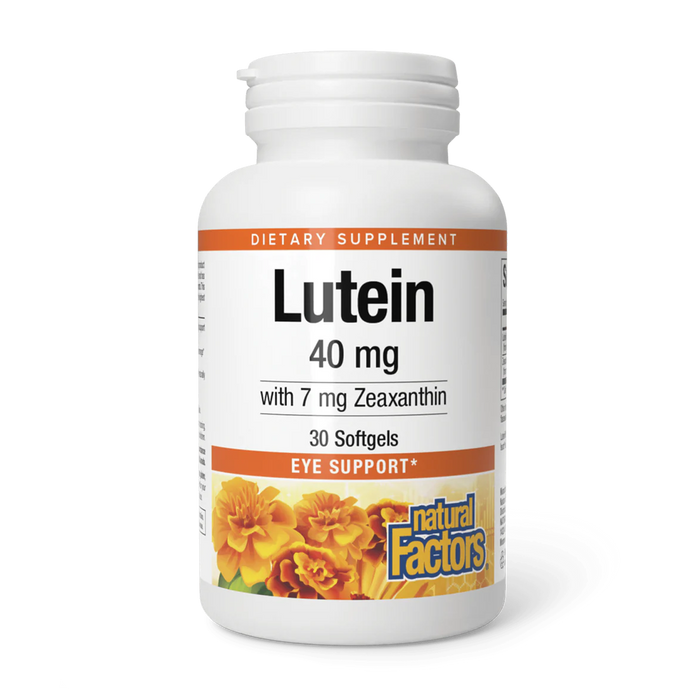 Natural Factors | Lutein 40mg With 7mg Zeaxanthin Softgels