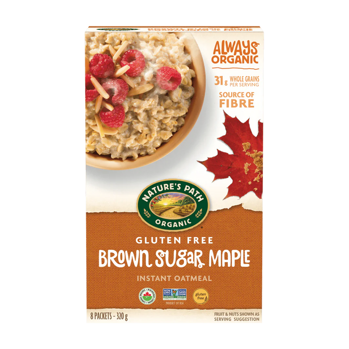 Nature's Path | Brown Sugar & Maple Instant Oatmeal 8 Packets