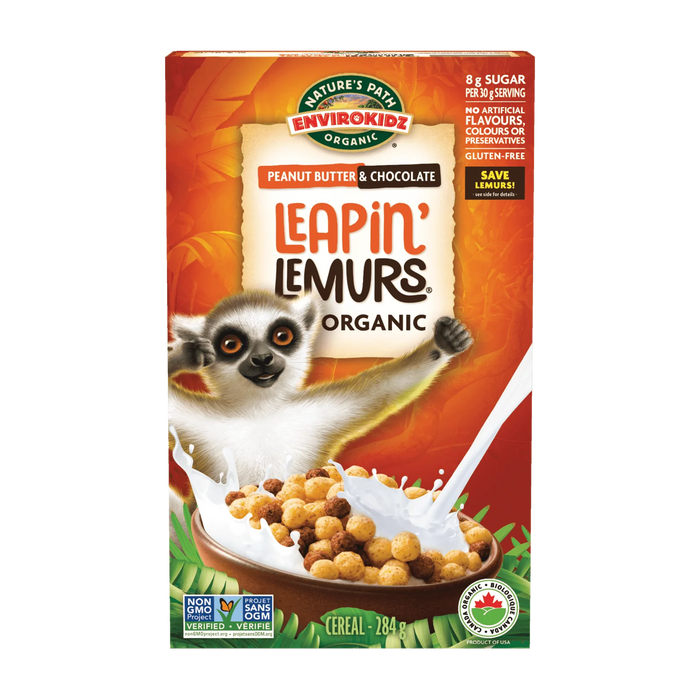 Nature's Path | Peanut Butter & Chocolate Leapin' Lemurs Cereal