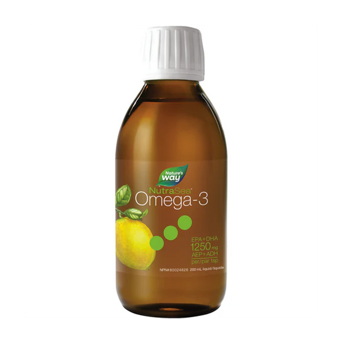 Nature's Way | NutraSea Omega-3 1250mg EPA+DHA Lemon Flavour Liquid 200ml