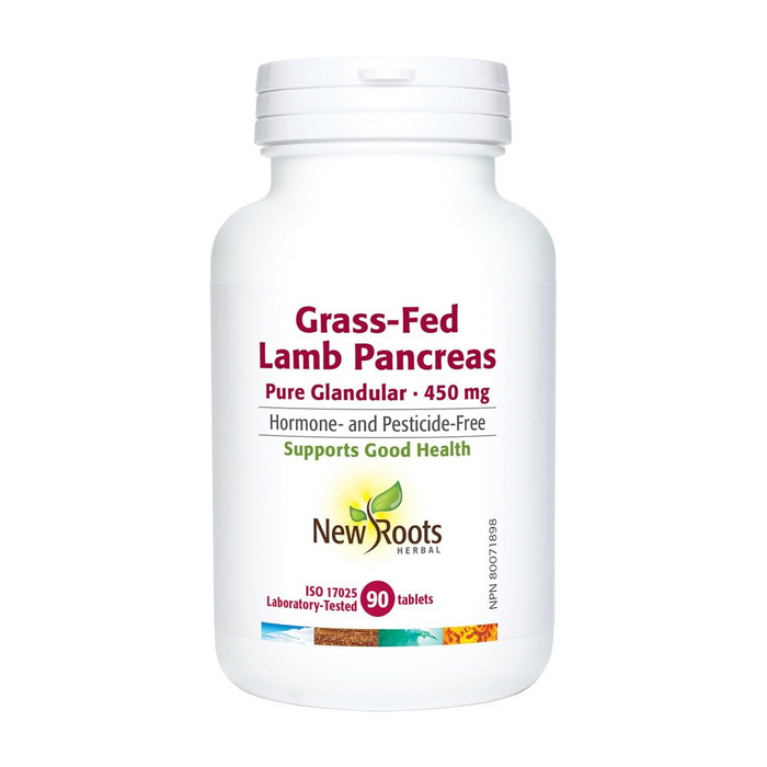 New Roots | Grass-Fed Lamb Pancreas Tablets 90's