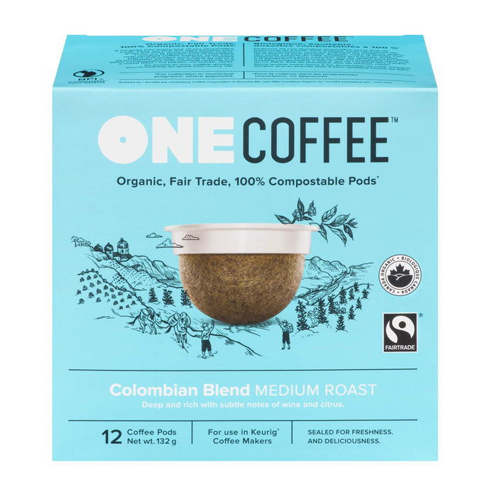 One Coffee | Colombian Blend Pods Medium Roast 12-Pods