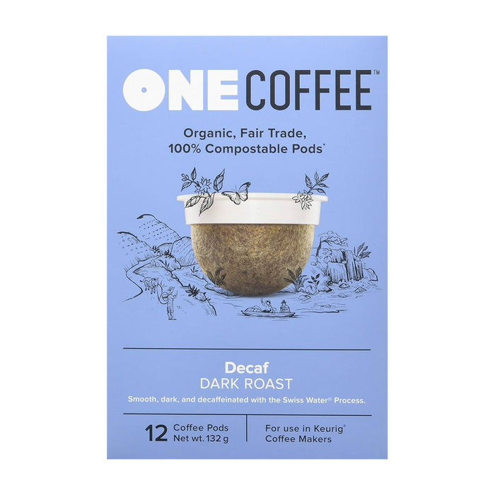 One Coffee | Decaf Pods Dark Roast 12-Pods