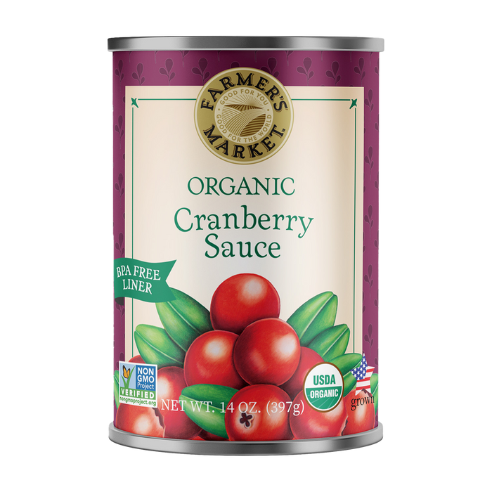 Farmer's Market | Organic Whole Cranberry Sauce 397ml