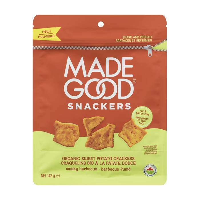Made Good | Sweet Potato Crackers Smoky Barbecue 142g