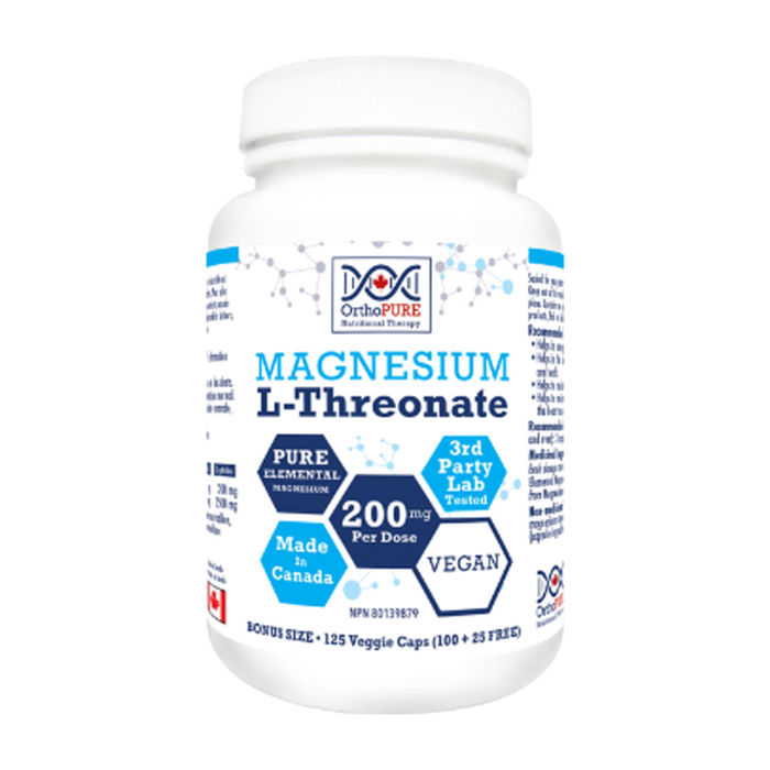 OrthoPure | Magnesium L-Threonate Vegetarian Capsules