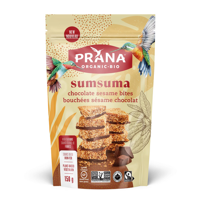 Prana Organic | Chocolate Sumsuma Sesame Bites