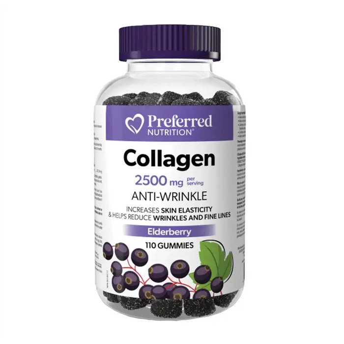 Preferred Nutrition | Bioactive Collagen Elderberry Flavour Gummies