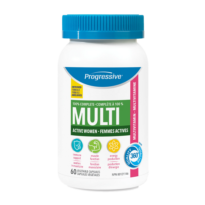 Progressive | Active Women Multivitamin Vegetarian Capsules 60's