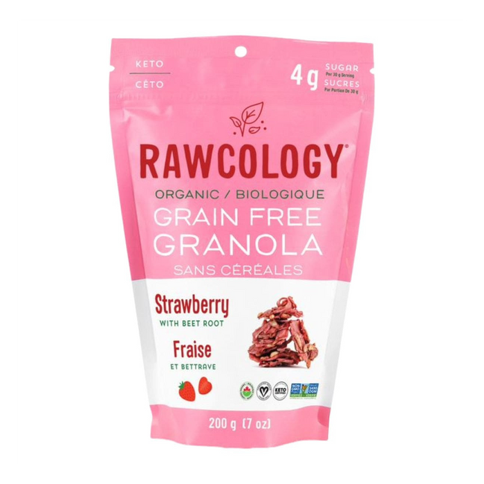 Rawcology | Strawberry Grain Free Granola With Beet Root