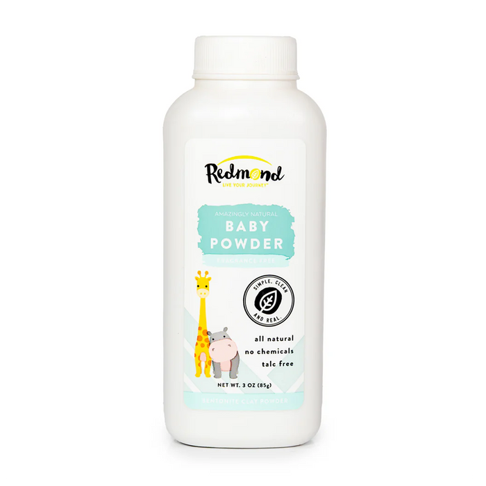 Redmond | Bentonite Clay Talc & Fragrance Free Baby Powder
