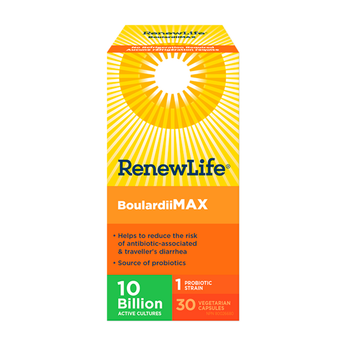 Renew Life | Boulardii Max 10 Billion Probiotic Vegetarian Capsules