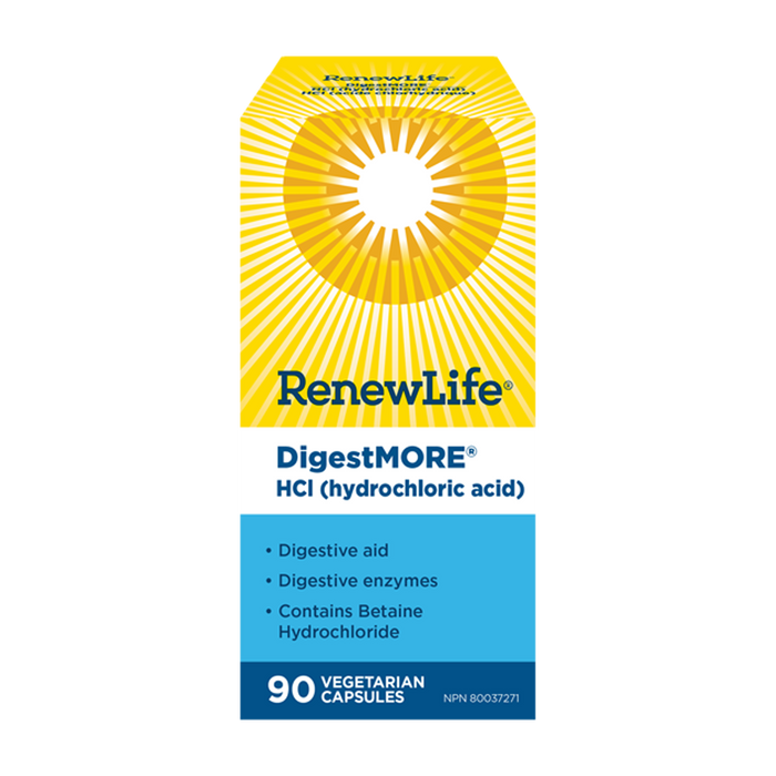 Renew Life | DigestMore HCI Vegetarian Capsules