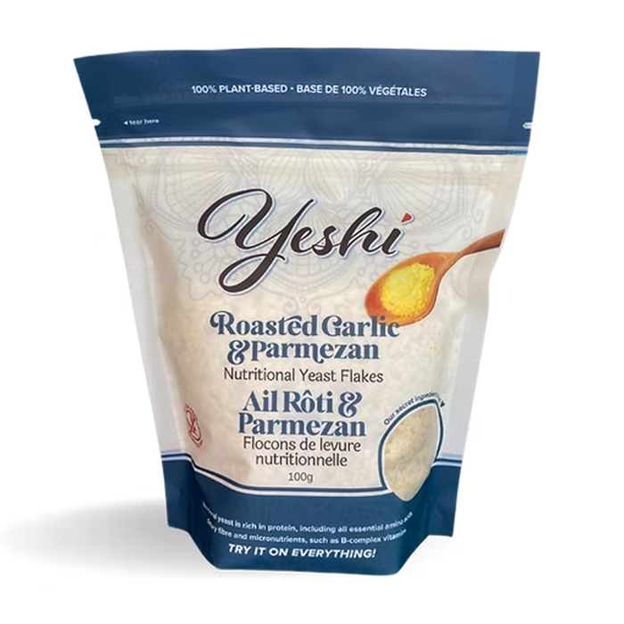 Yeshi Foods | Roasted Garlic & Parmazan Nutritional Yeast Flakes 100g