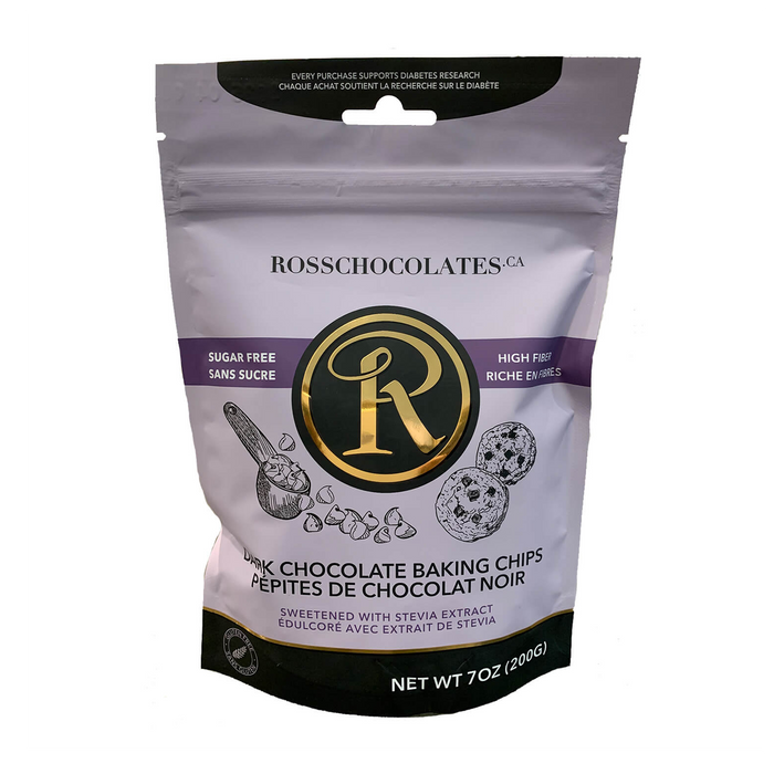 Ross Chocolates | Sugar Free Dark Chocolate Baking Chips