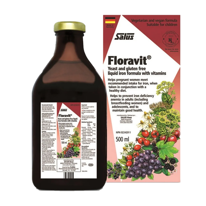 Salus | Floravit Liquid Iron With Vitamins 500ml