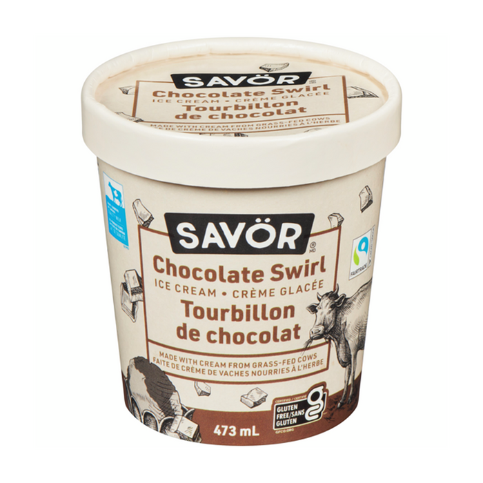 Savor | Chocolate Swirl Ice Cream 473ml