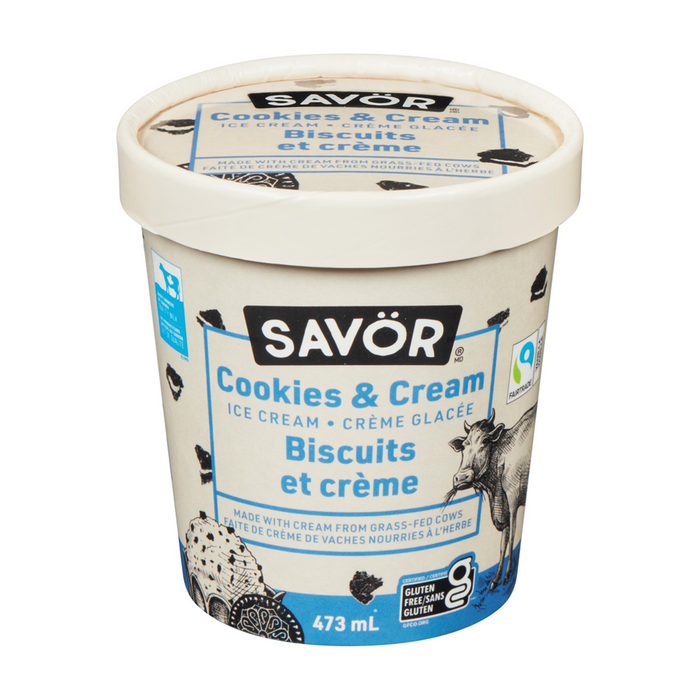 Savor | Cookies & Cream Ice Cream 473ml