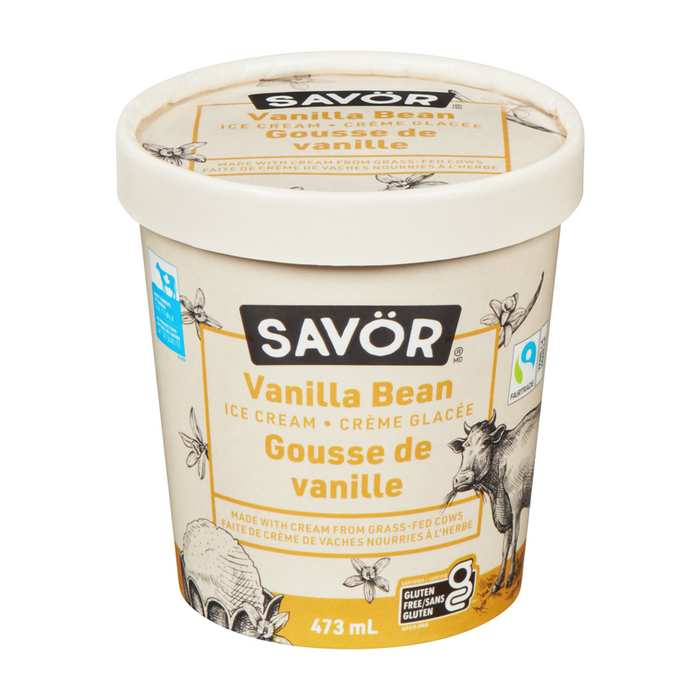 Savor | Vanilla Bean Ice Cream 473ml