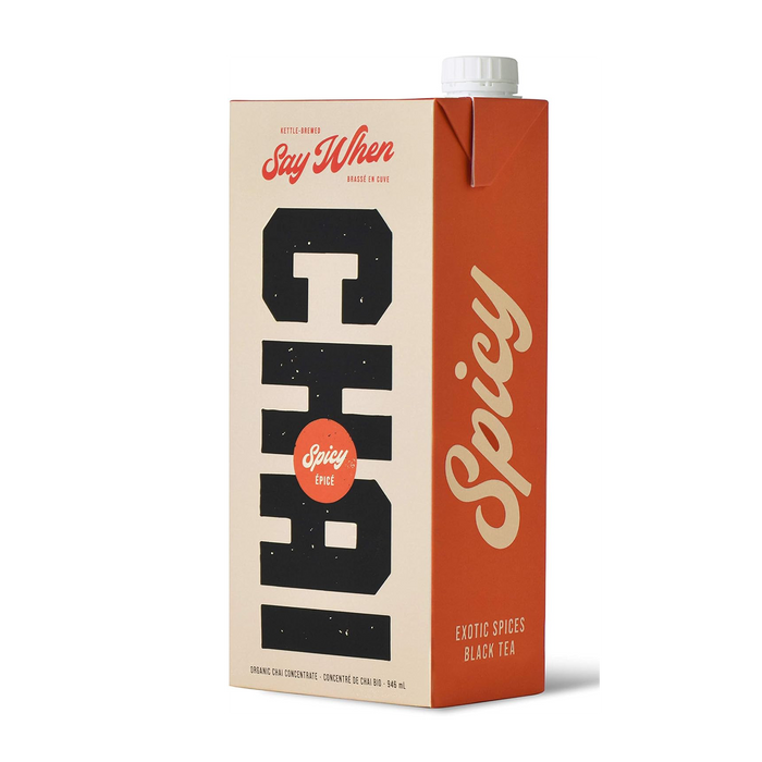 Say When | Organic Chai Concentrate Spicy 946ml