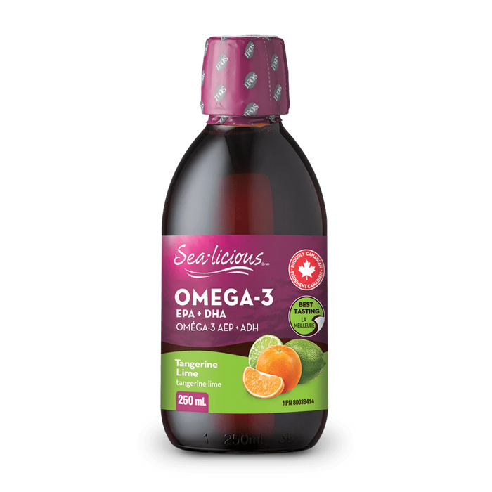 Sealicious | Tangerine Lime Omega-3 EPA+DHA Liquid 250ml