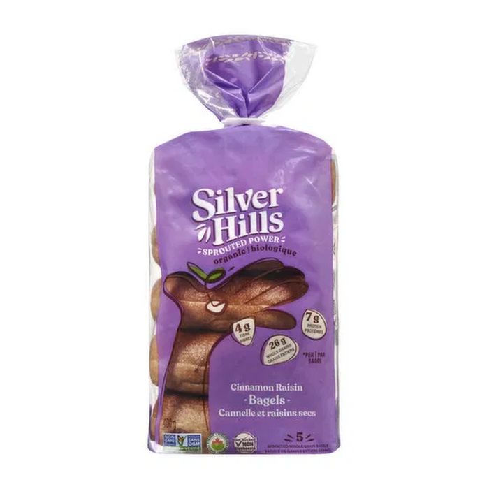 Silver Hills | Cinnamon Raisin Sprouted Power Bagels