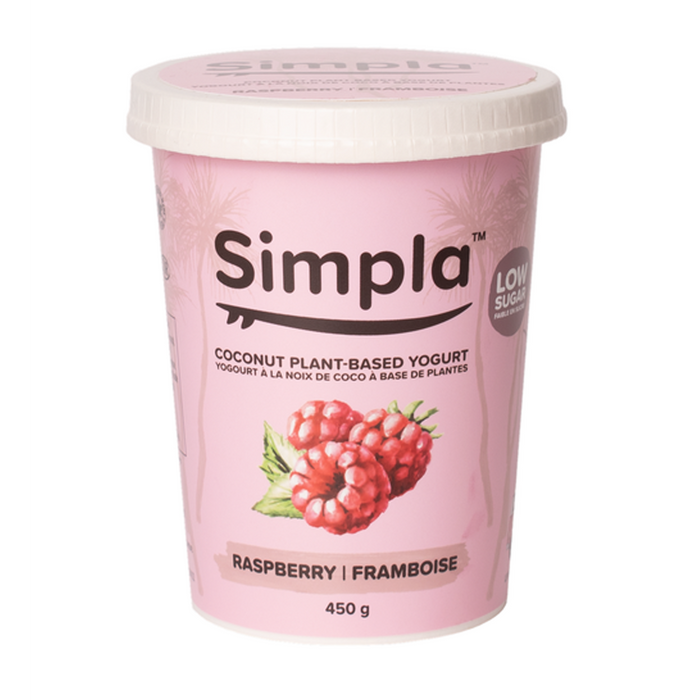 Simpla | Raspberry Flavour Coconut Plant-Based Yogurt