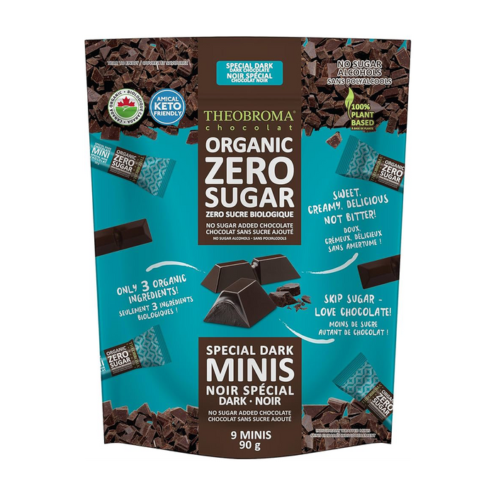 Theobroma | Organic Zero Sugar Special Dark Minis 9x10g