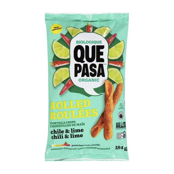 Que Pasa | Chile & Lime Rolled Tortilla Chips 184g