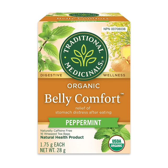 Traditional Medicinals | Belly Comfort Peppermint Digestive Tea 16 Bags