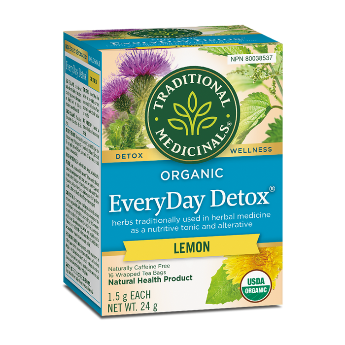 Traditional Medicinals | Everyday Lemon Detox Tea 16 Bags
