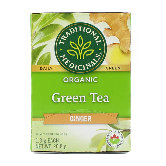 Traditional Medicinals | Ginger Green Tea 16 Bags
