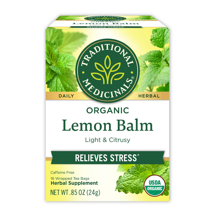 Traditional Medicinals | Lemon Balm Herbal Tea 16 Bags